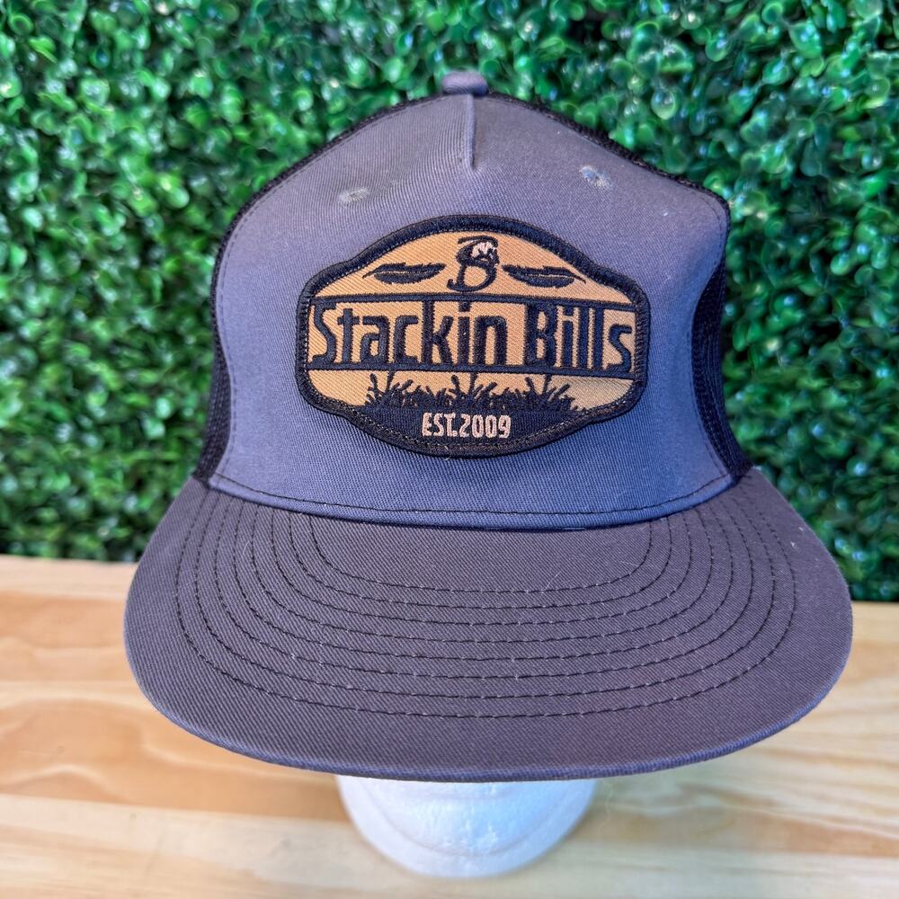 Stackin Bills Adult Trucker Hat Mens Cap Western Cowboy